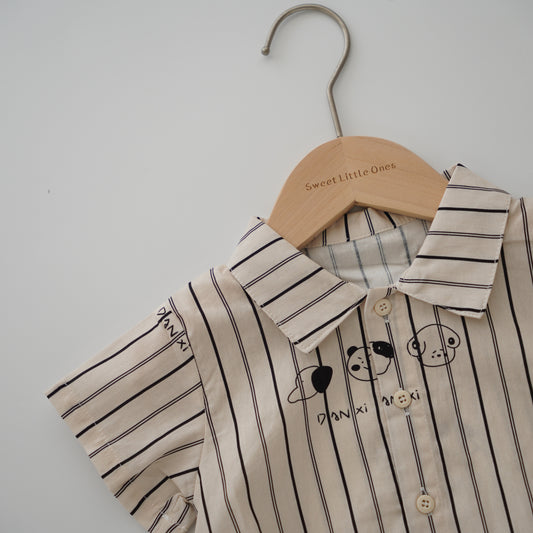 Cartoon Line Romper (Size 73)