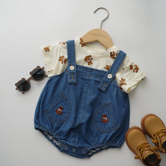 Bear with Scarf Inner & Sling