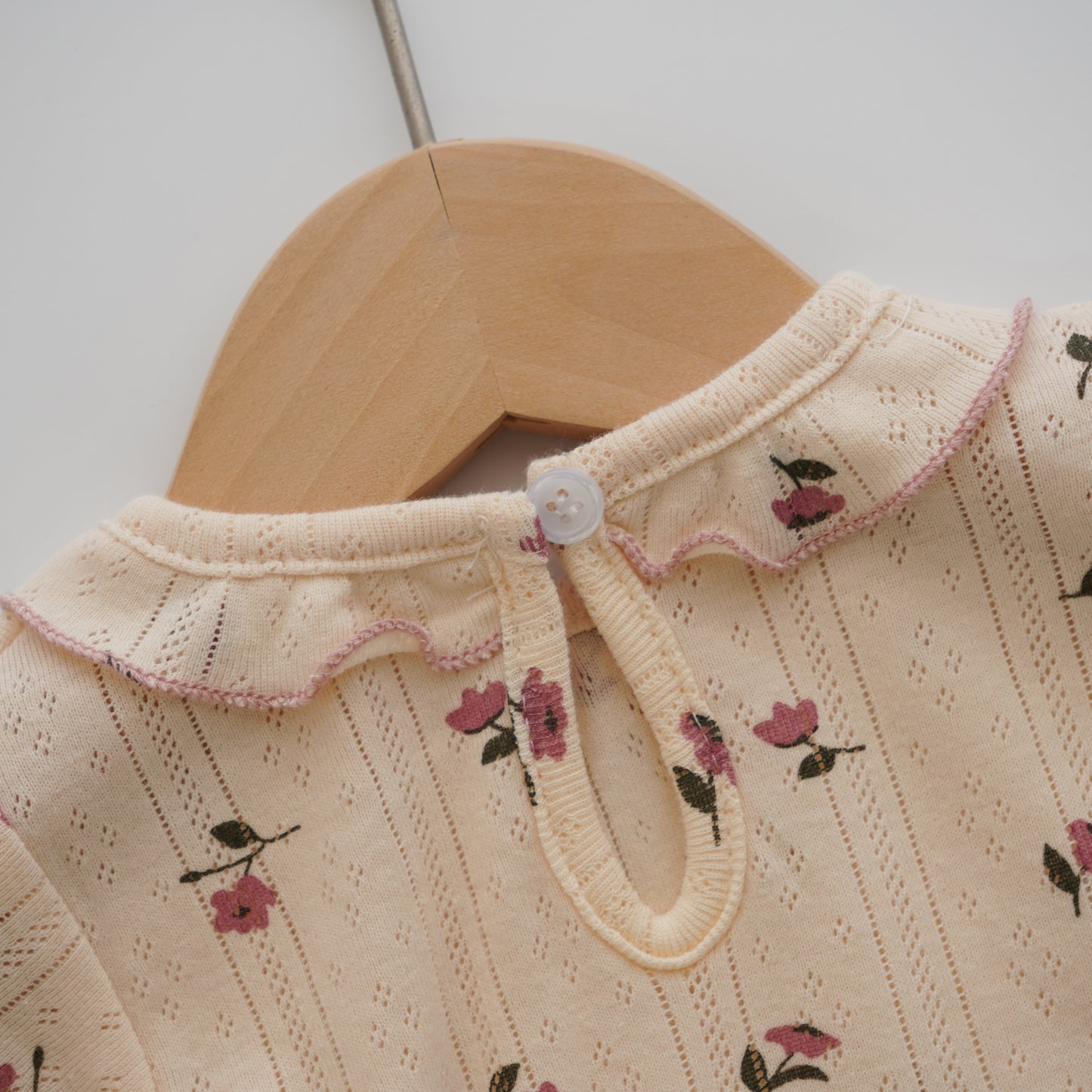 Tiny Flower Casual Romper with Hat