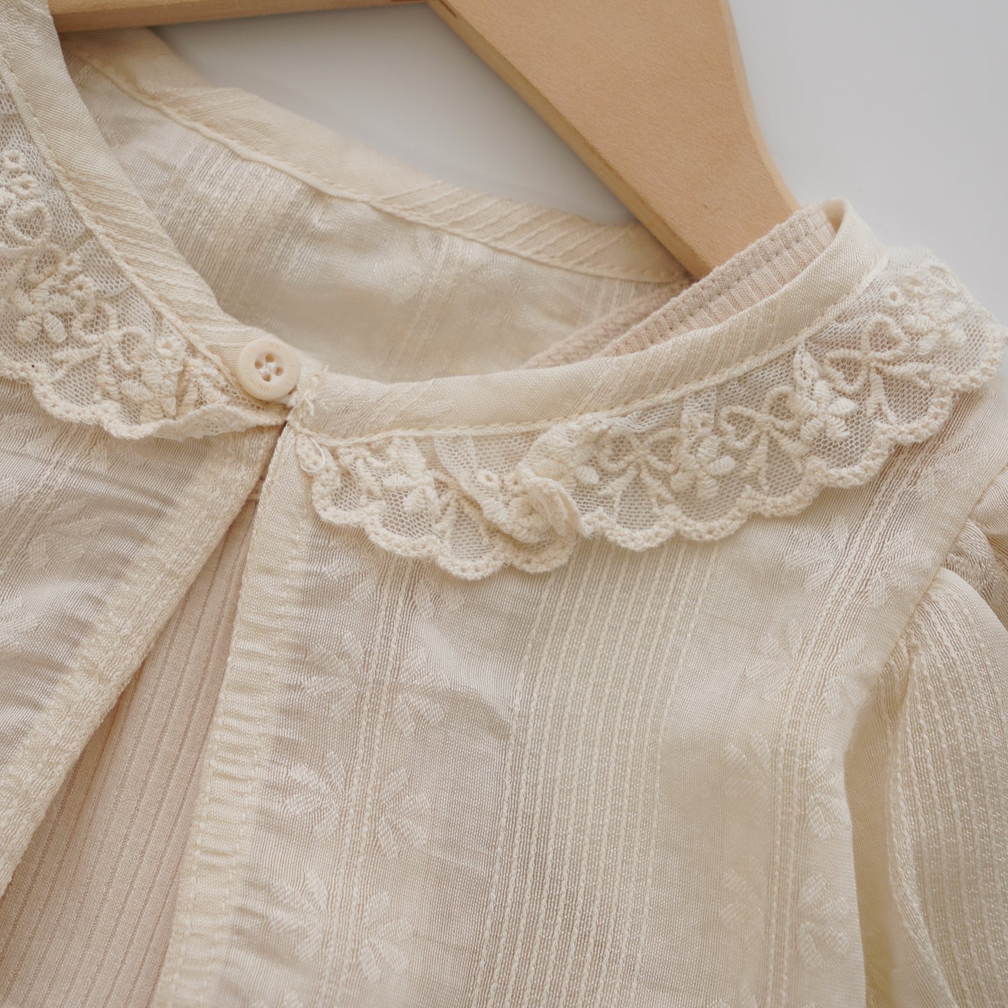 Basic Romper with Vintage Lacey Outer Set
