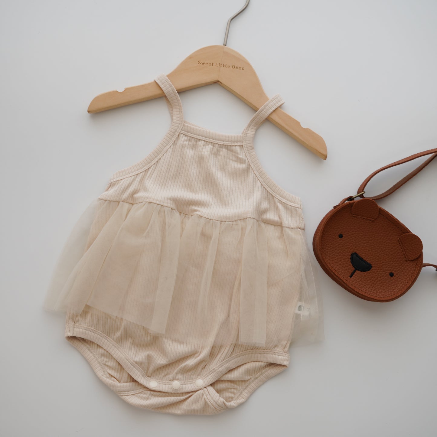 Basic Romper with Vintage Lacey Outer Set