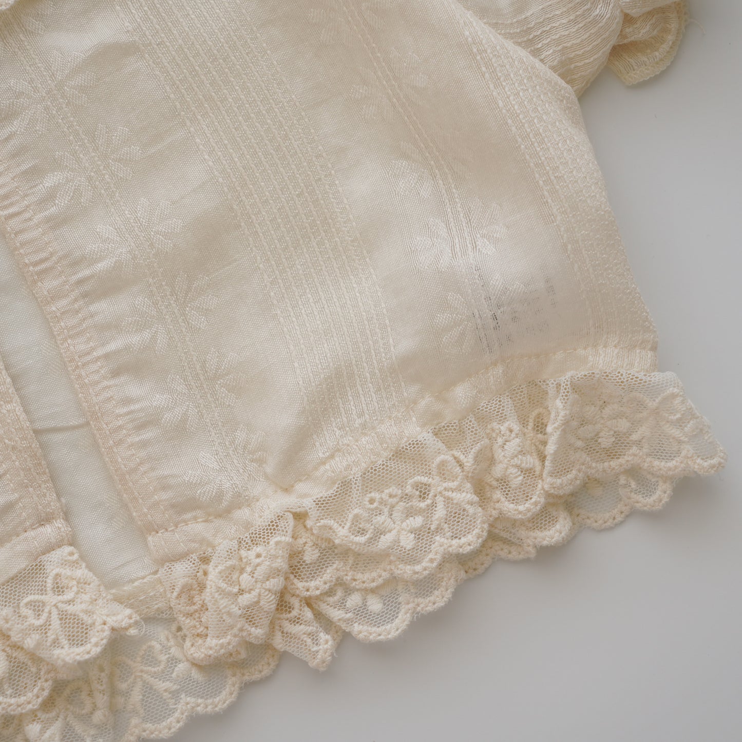 Basic Romper with Vintage Lacey Outer Set