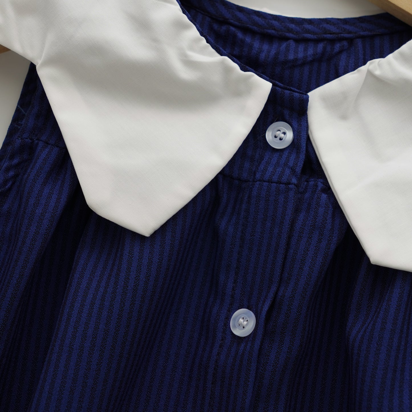 Collar Line Button Dress