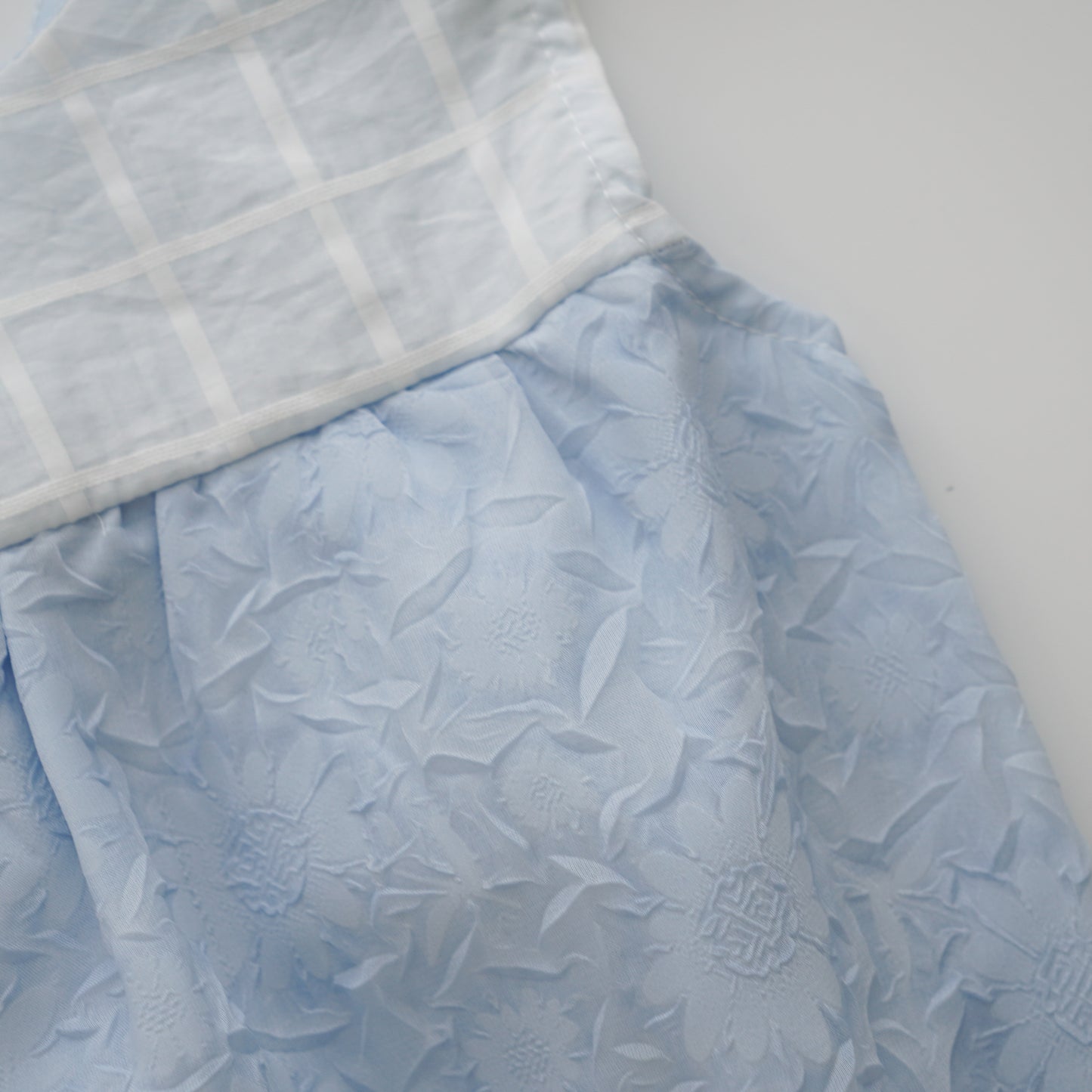 Baby Blue Ribbon Romper