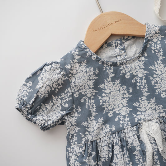 Vintage Classy Puff Romper (Size 73&90)