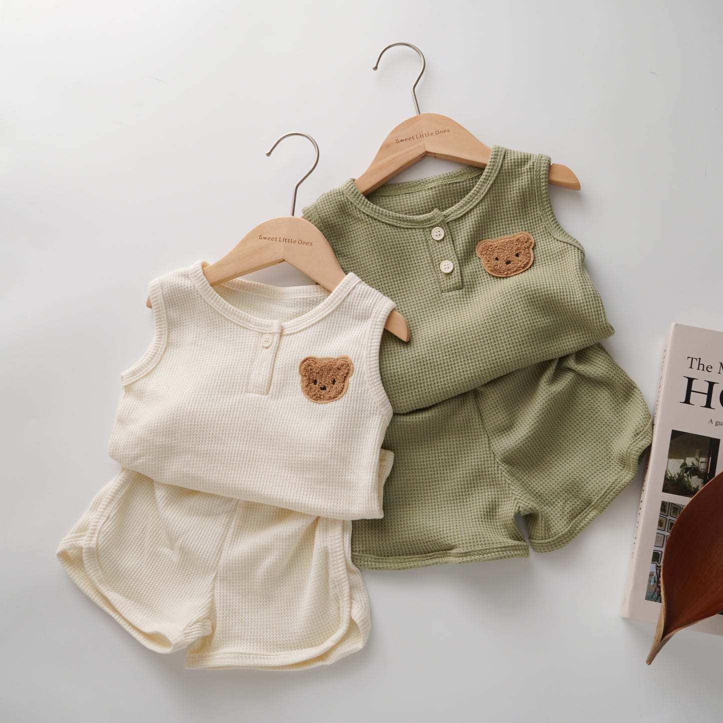 Waffle Bear Two Pieces Set