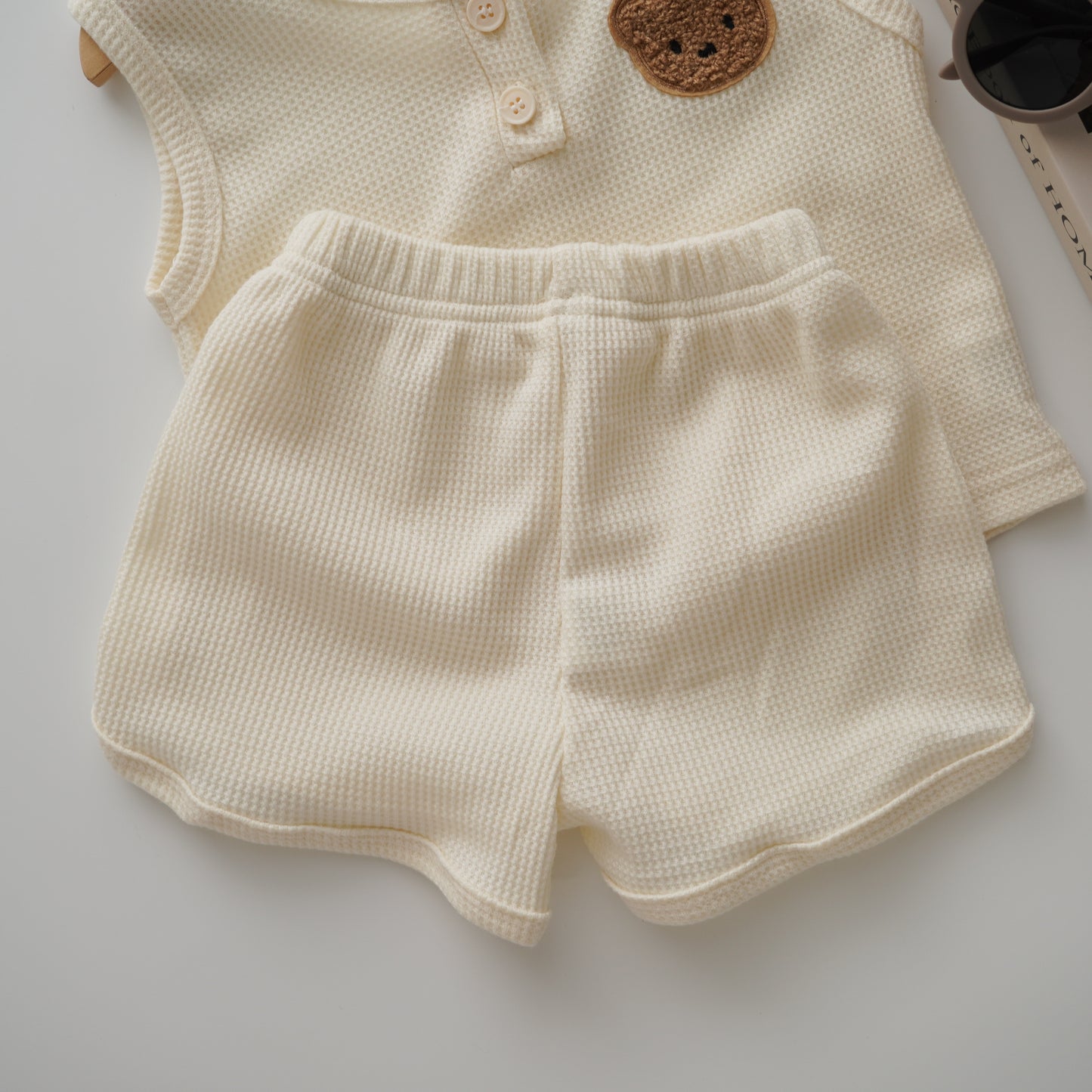Waffle Bear Two Pieces Set