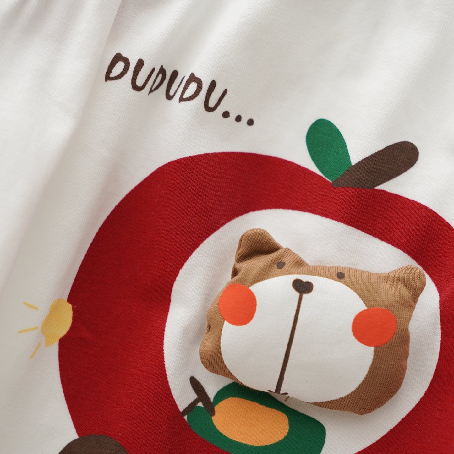 Driving Bear Sleeveless Romper