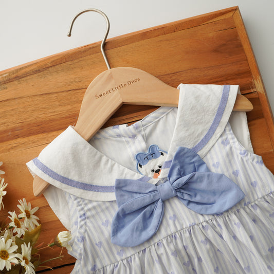 Bear Details Love Dress (Size 73,110&120)