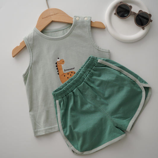 Birthday Dino Two Pieces Set (Size 73)