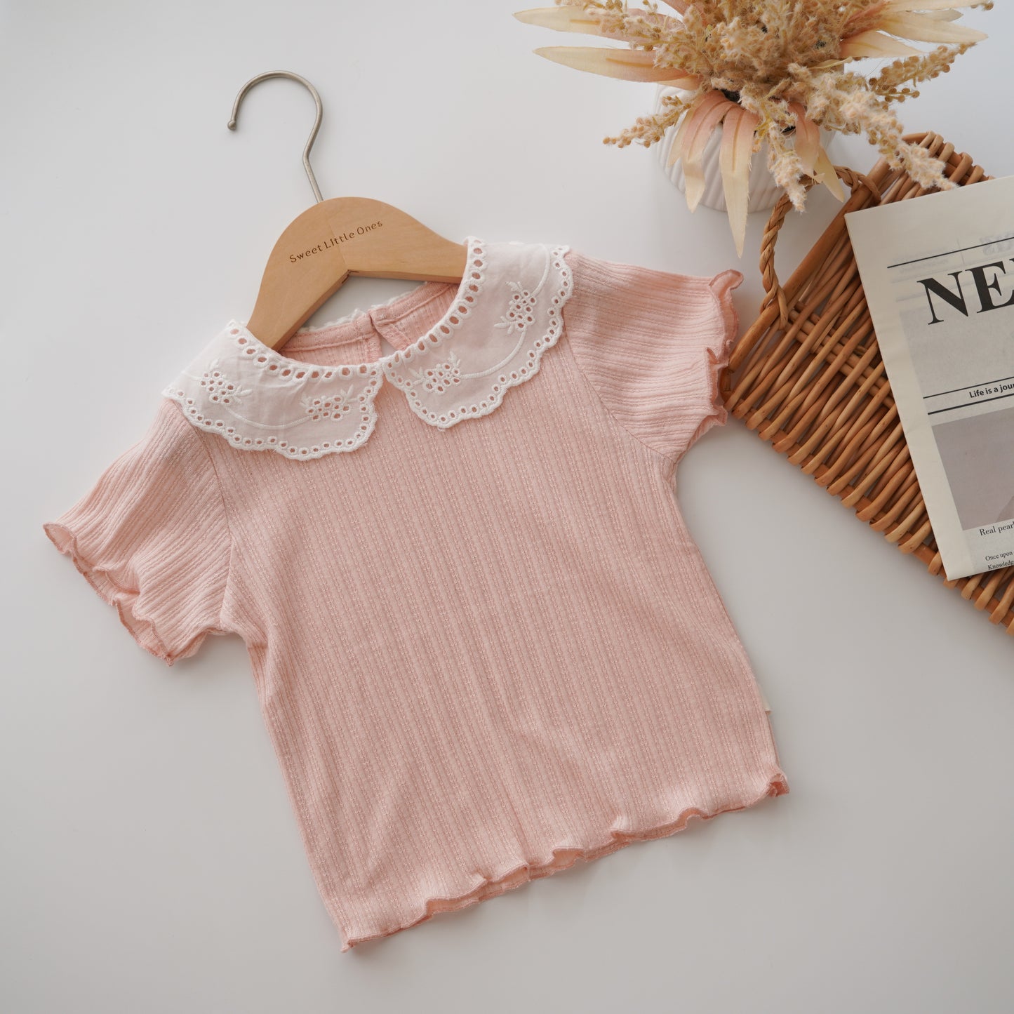 Pastel Collar Girl Shirt