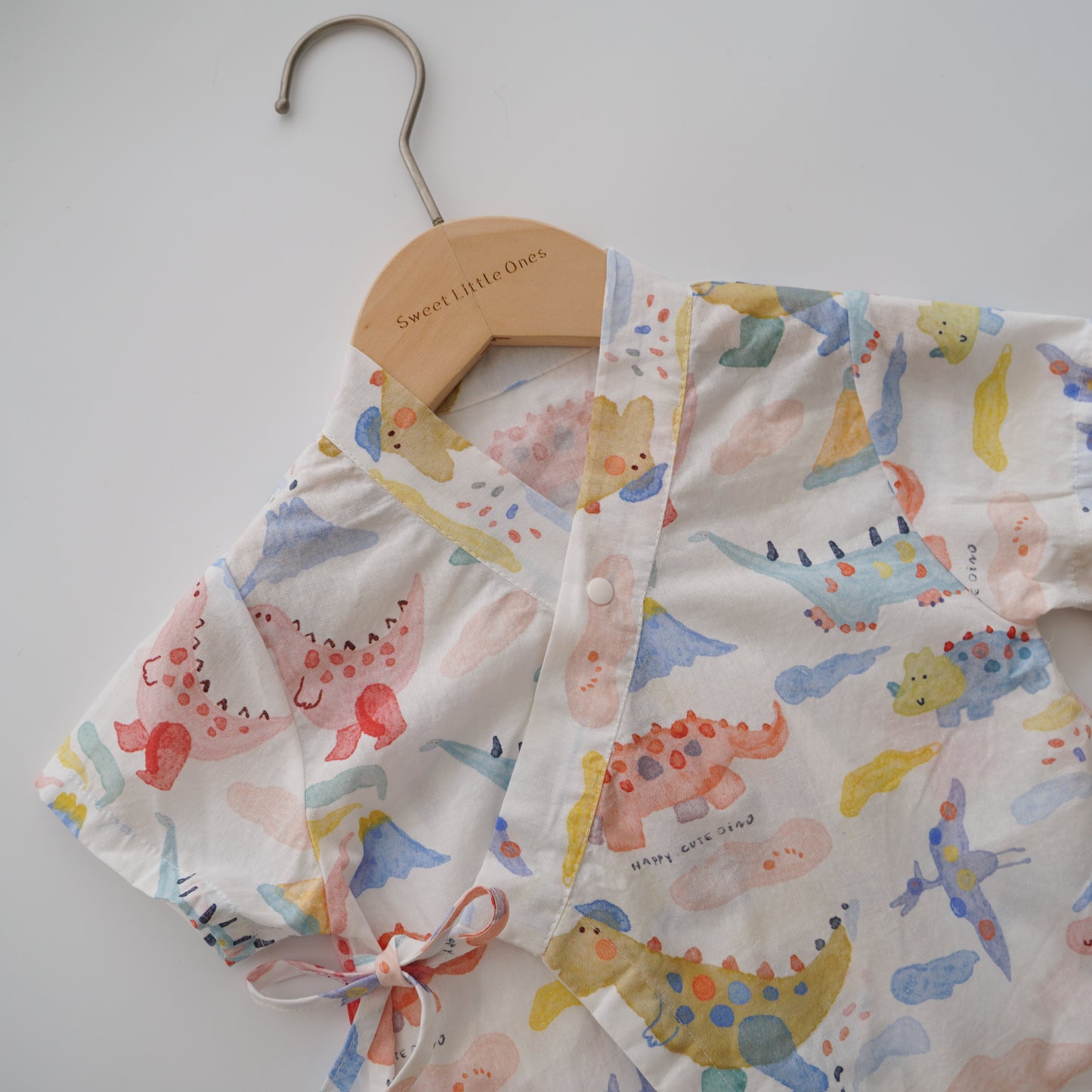 Dinosaur Overlap Romper