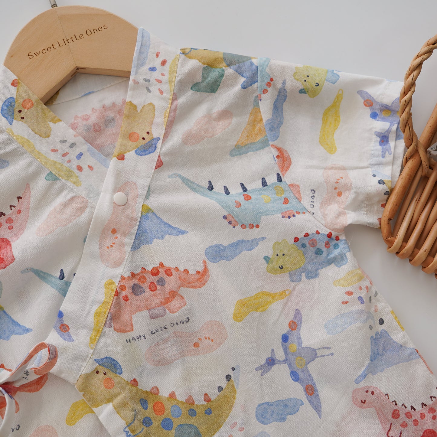 Dinosaur Overlap Romper