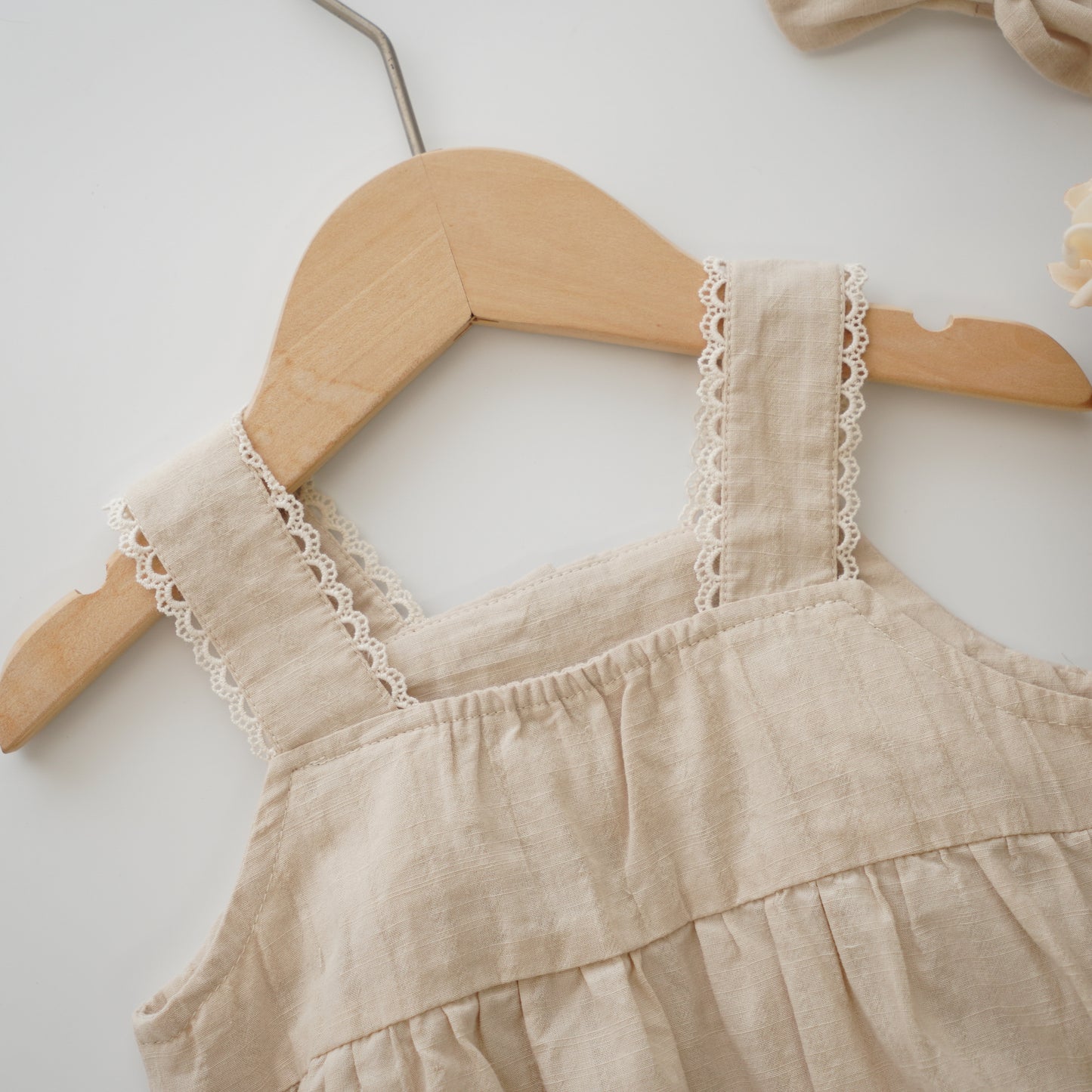 Vintage Girl Romper with Hairband