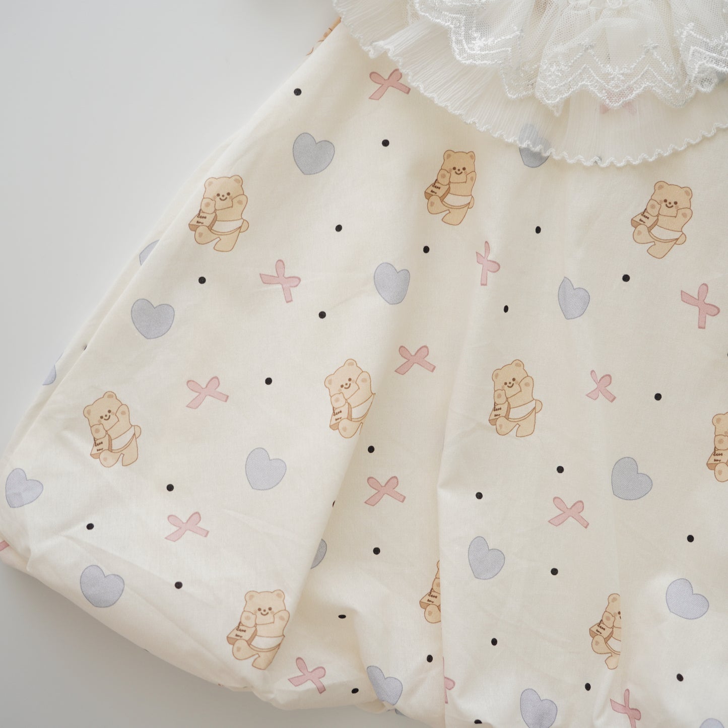 Ribbon & Bear Flower Skirting Dress