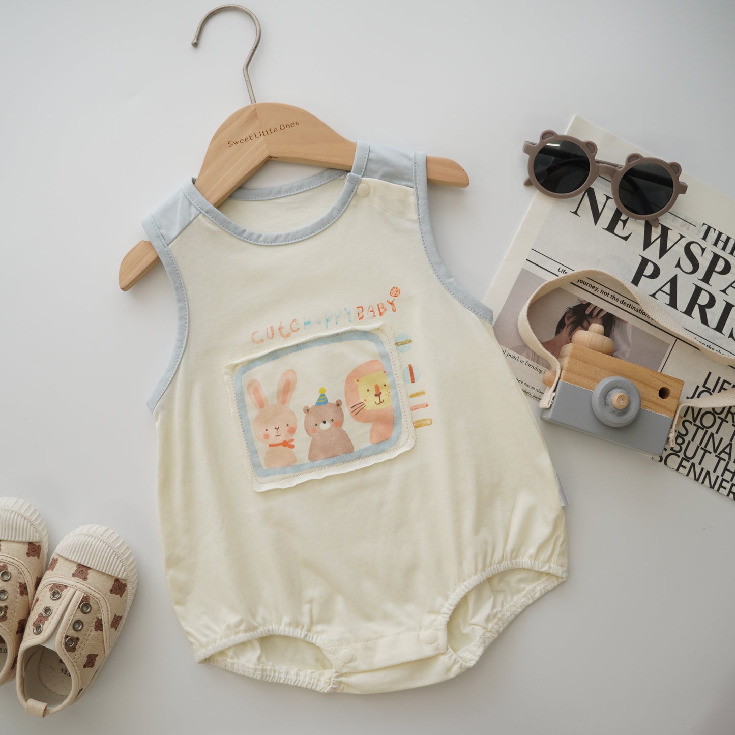 Cute Happy Friends Romper