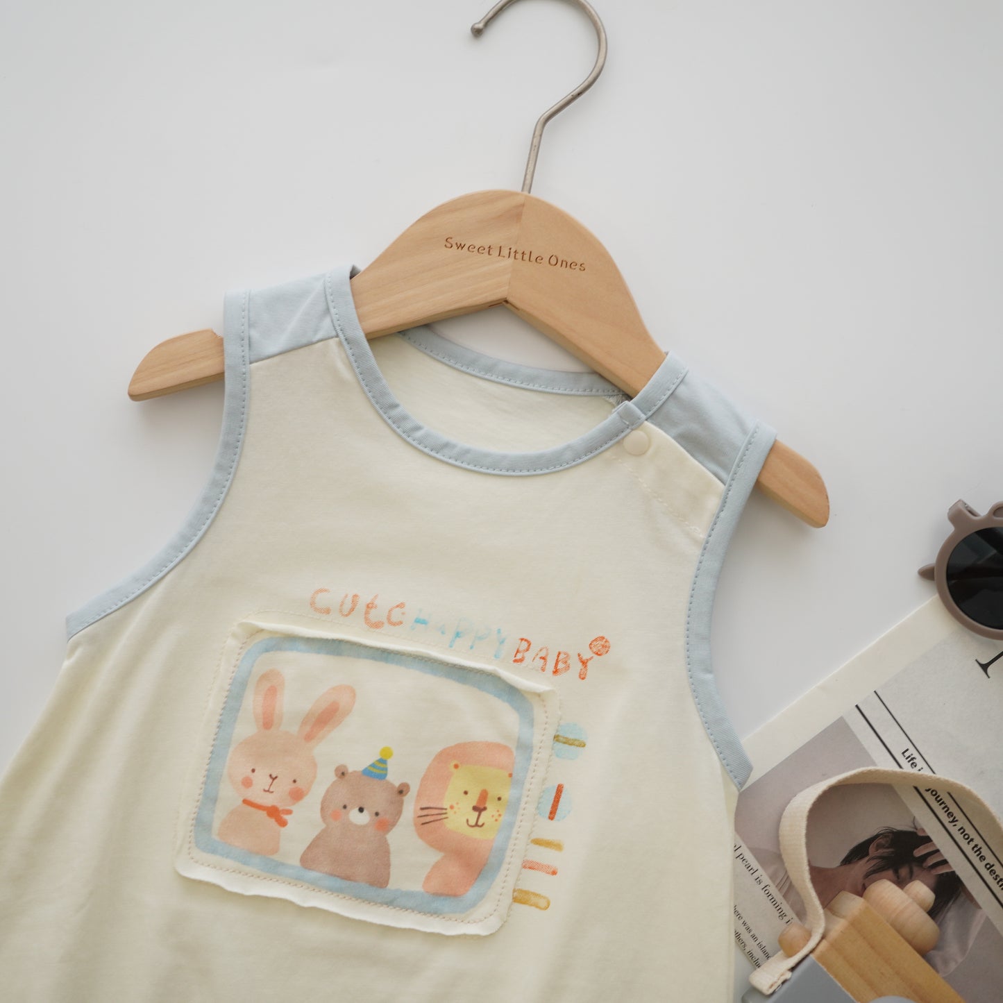 Cute Happy Friends Romper