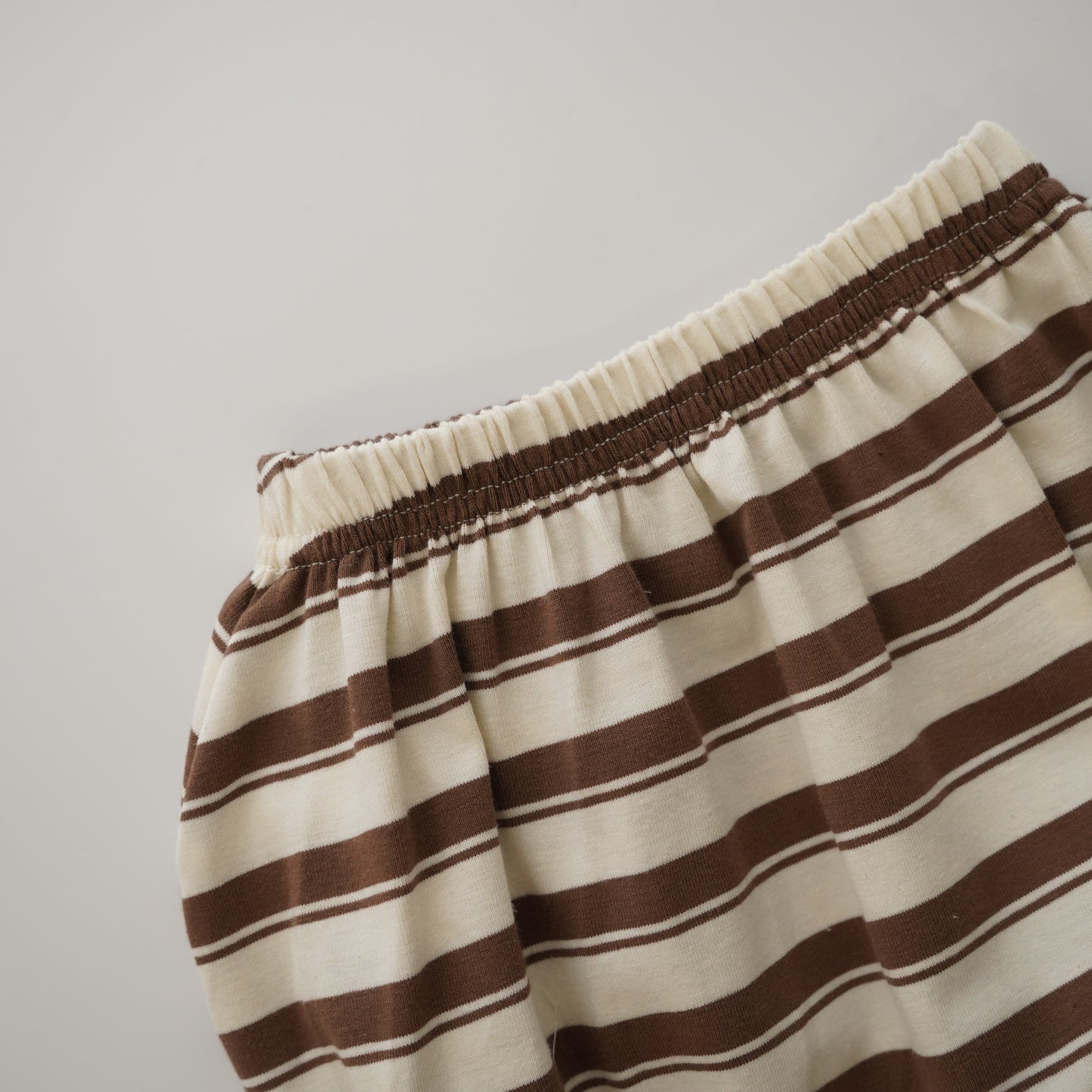 Bear Top & Line Pants Set
