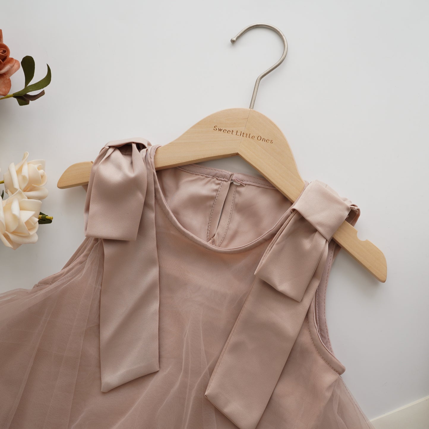 Ribbon Layered Premium Dress