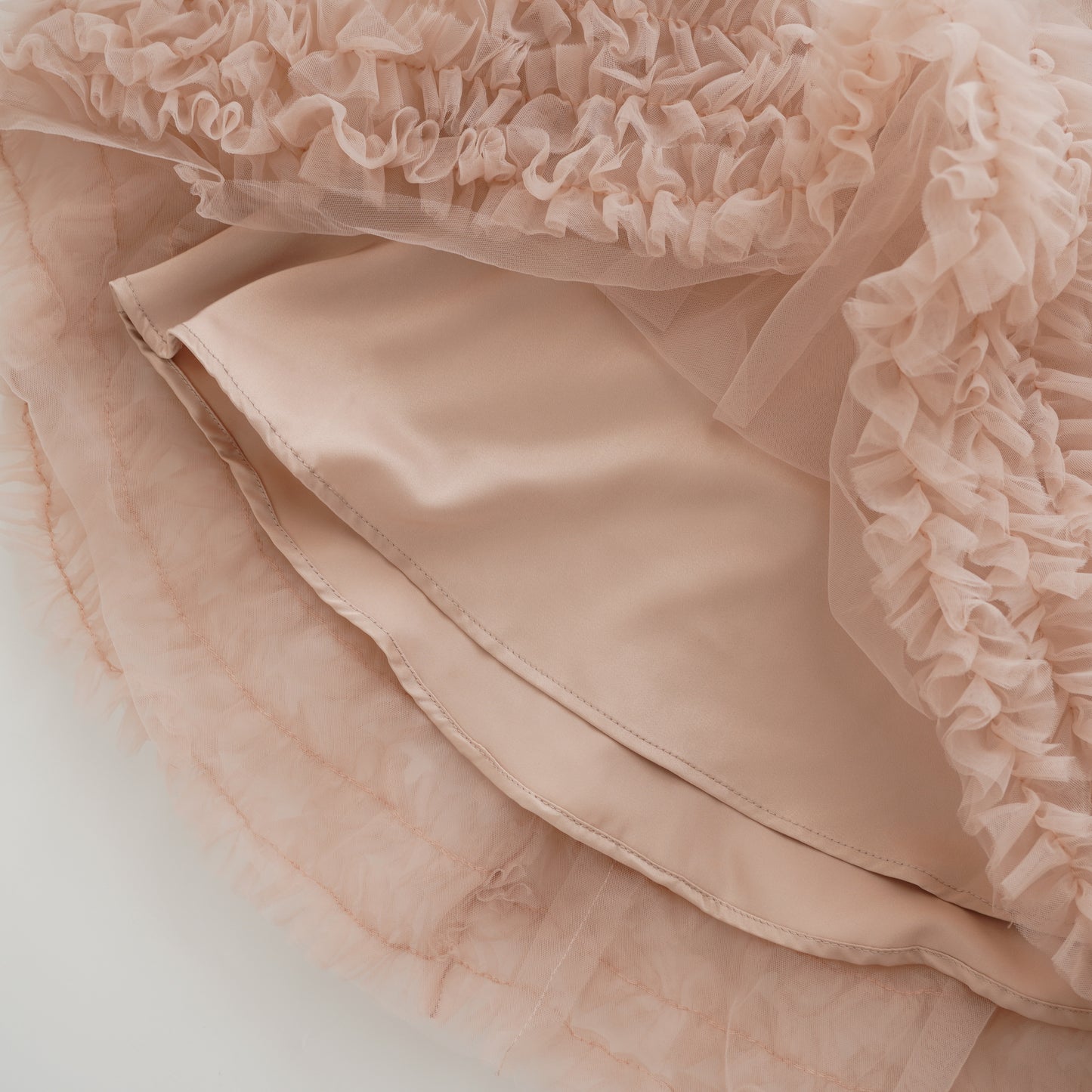 Ribbon Layered Premium Dress