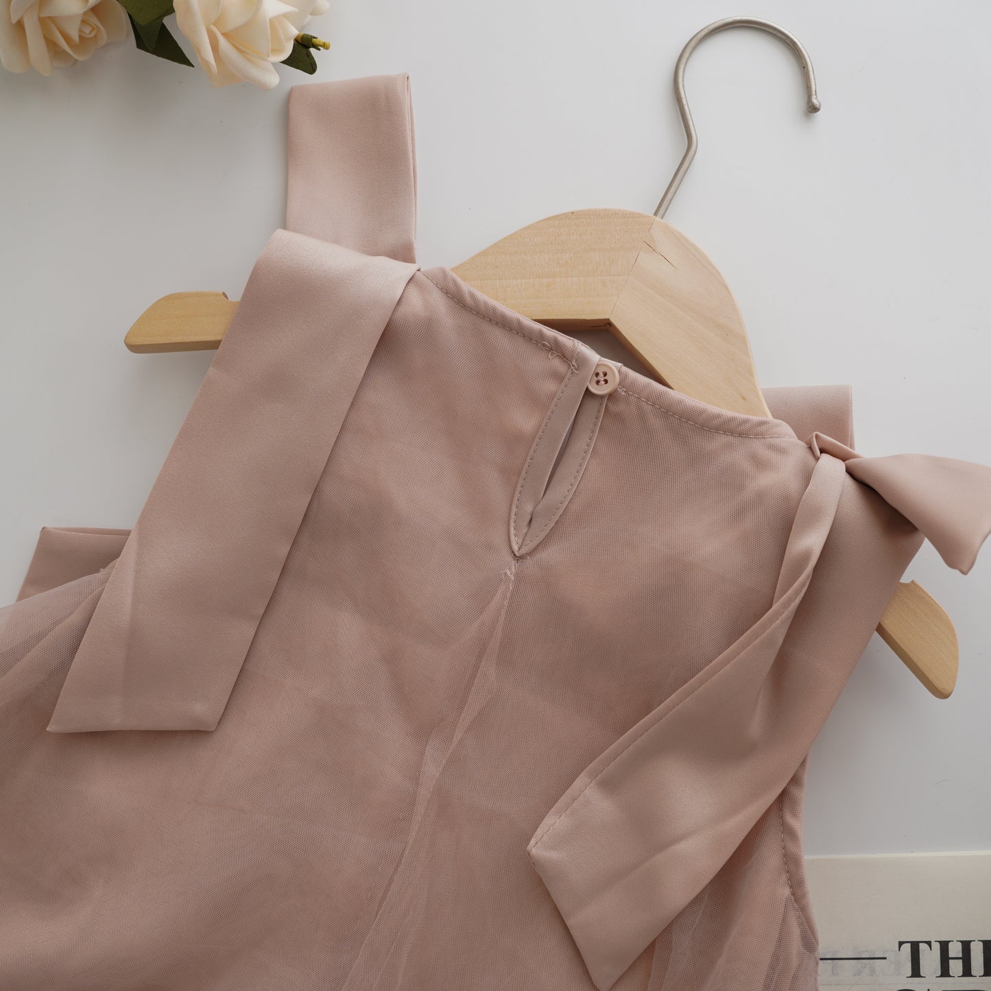 Ribbon Layered Premium Dress