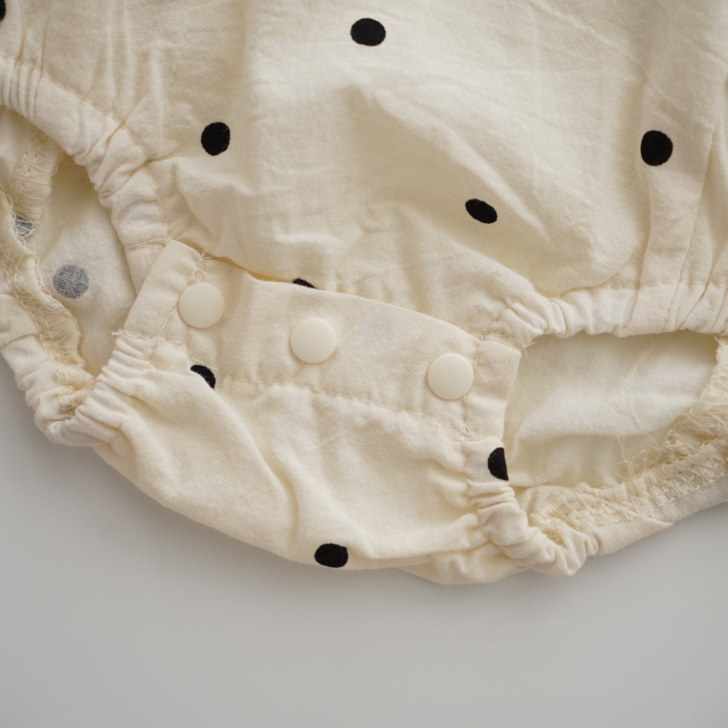 Classic Polka Dot Layered Romper