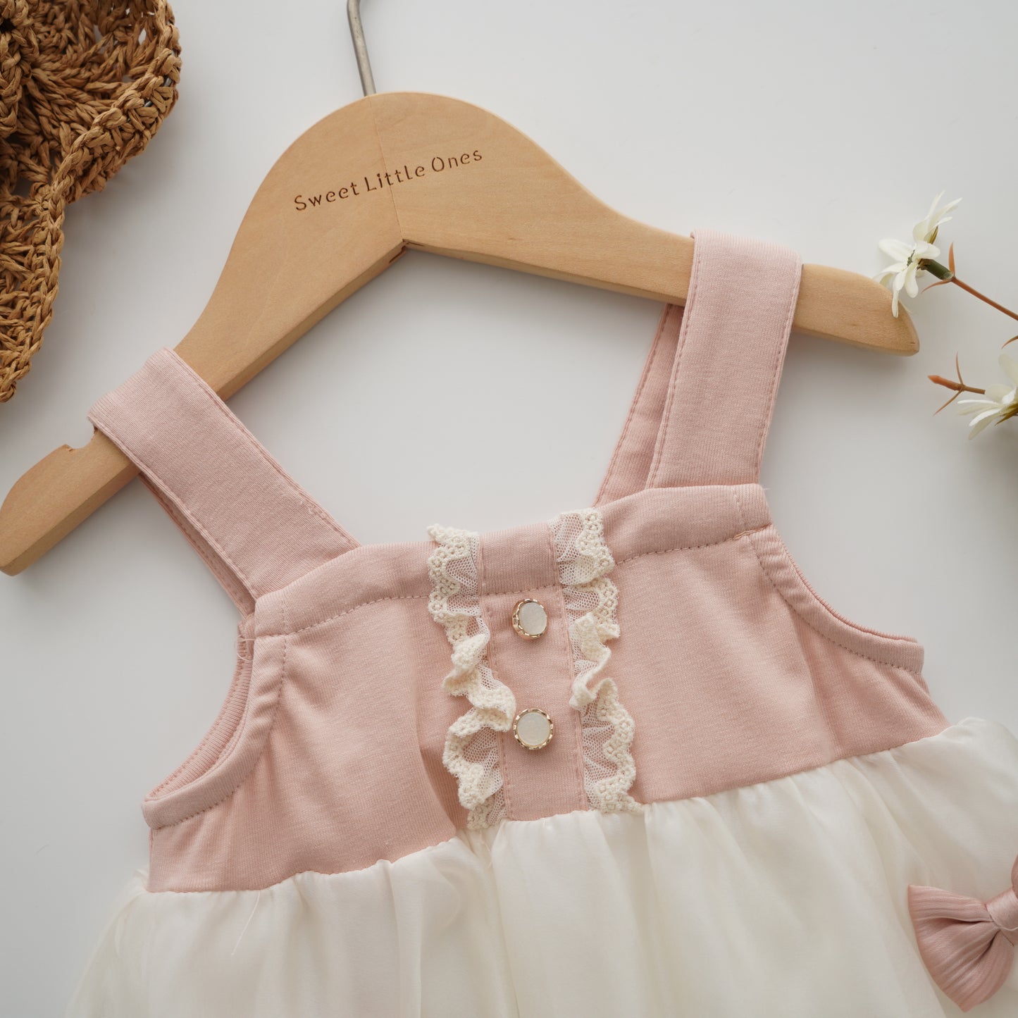 Little Ribbon Details Romper