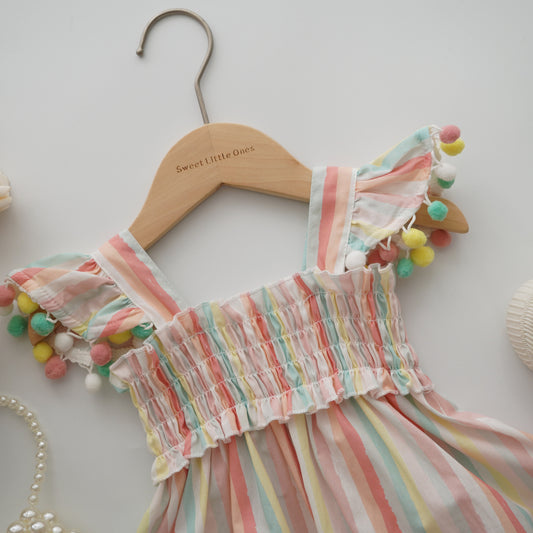 Color Block Layered Dress (Size 110&120)