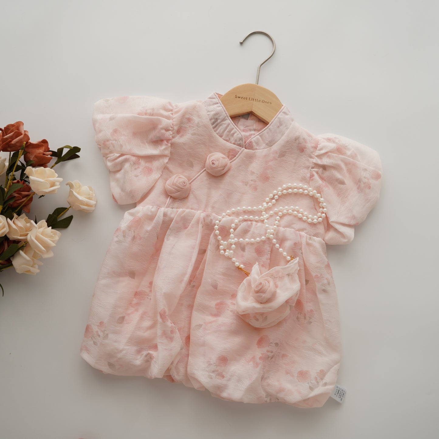 Rose Modern Design Sister Matching with Bag