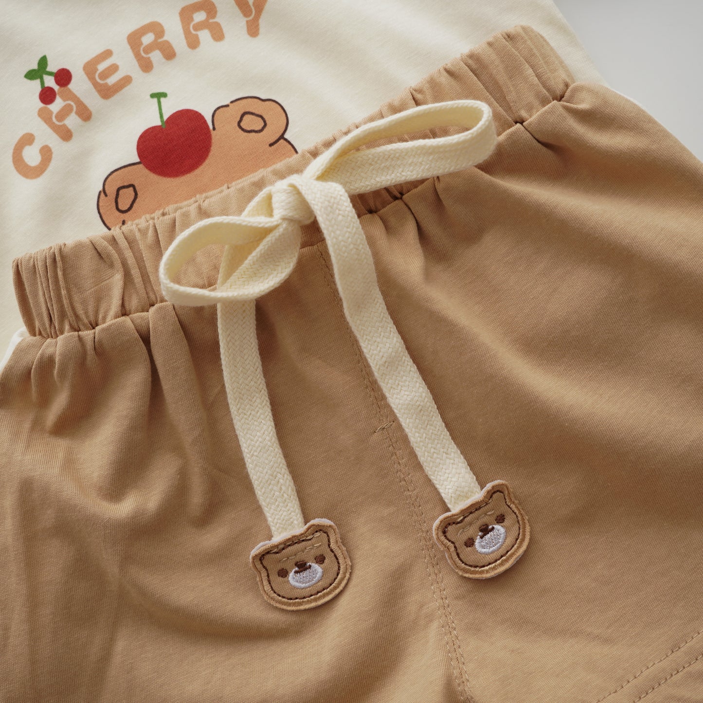 Cherry Bear Cocoa Two Pieces Set
