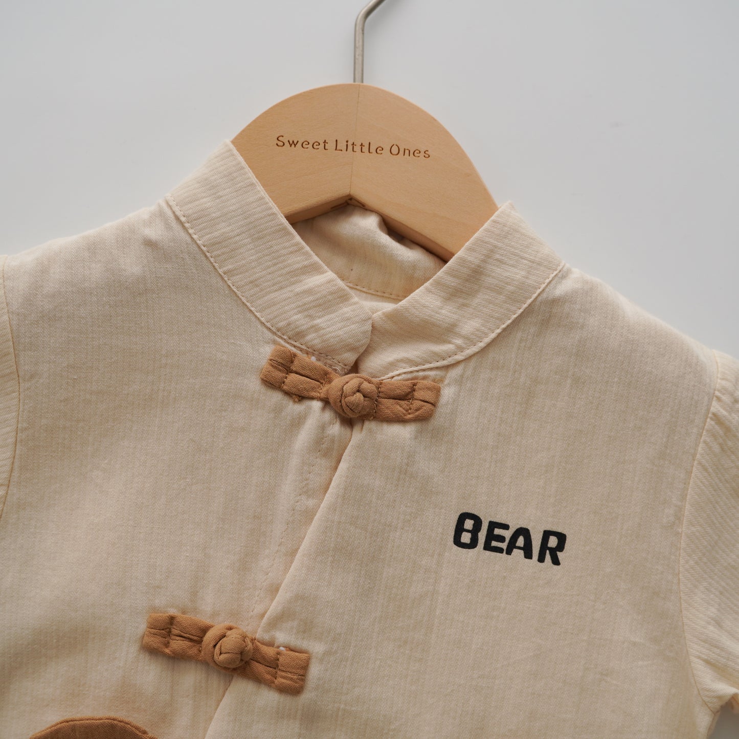 Bear Chinese Style Two Pieces Set