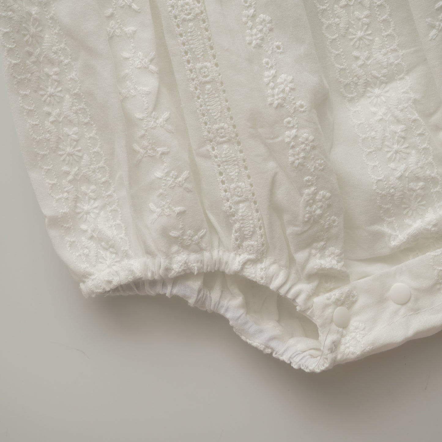 Plain White Simple Romper