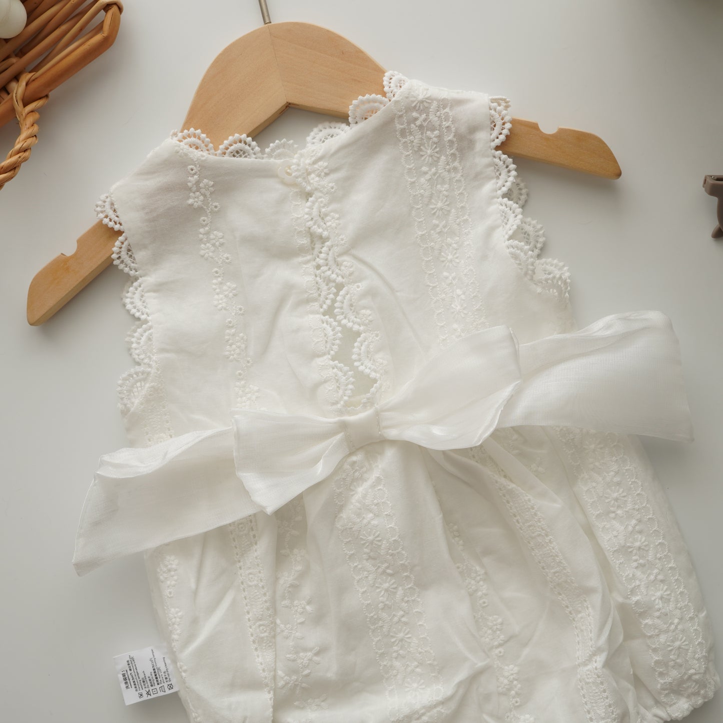 Plain White Simple Romper