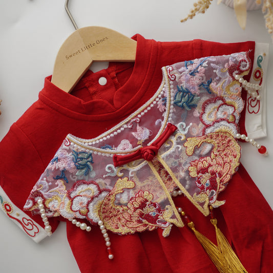 Traditional Chinese Girl Romper
