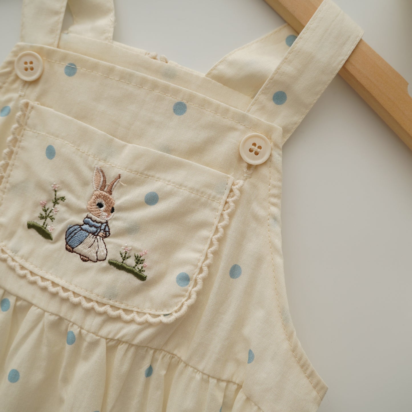 Gardening Bunny Romper with Hat