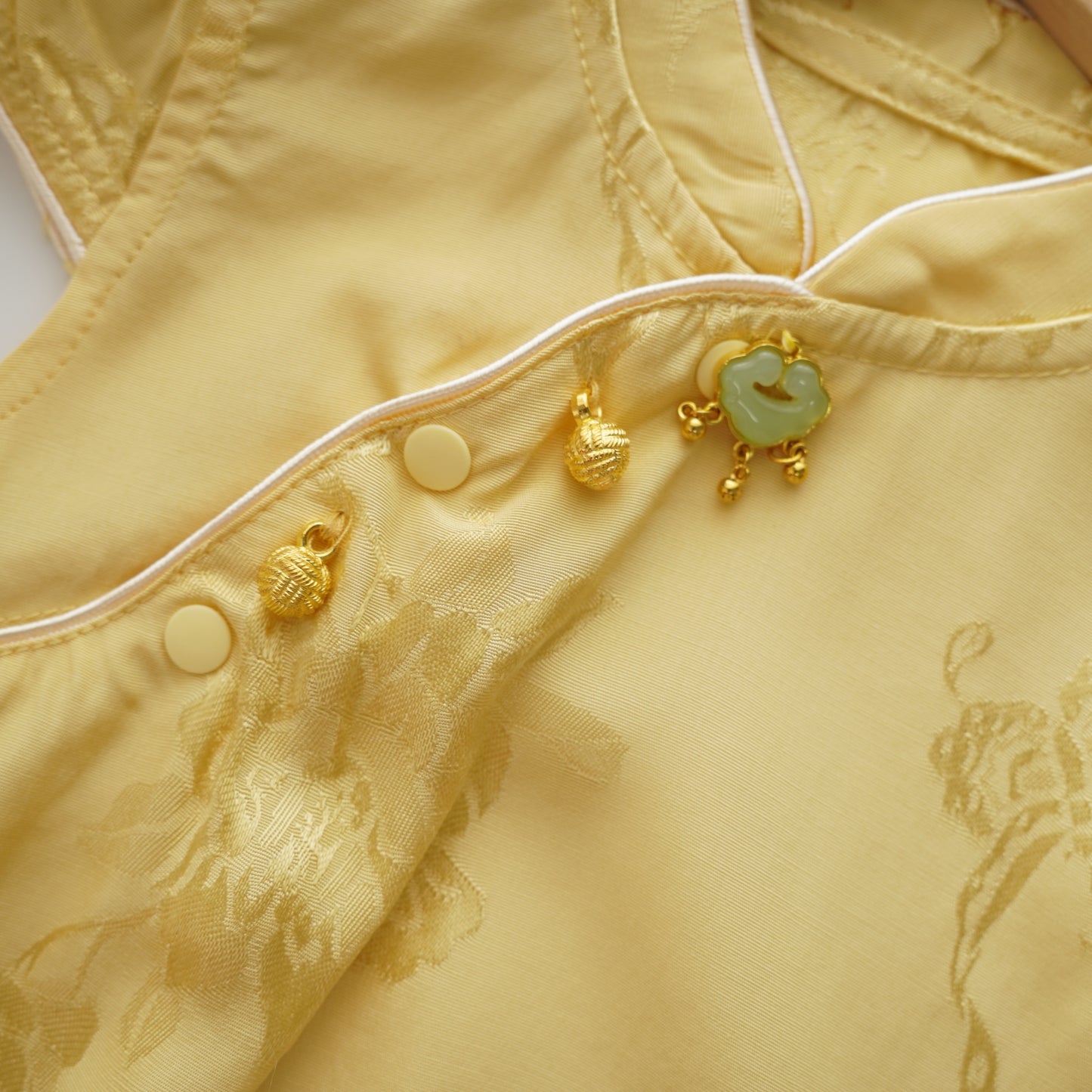 Classic Plain Silky Chinese Romper