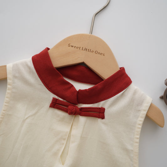 Ping An Xi Le Chinese Romper