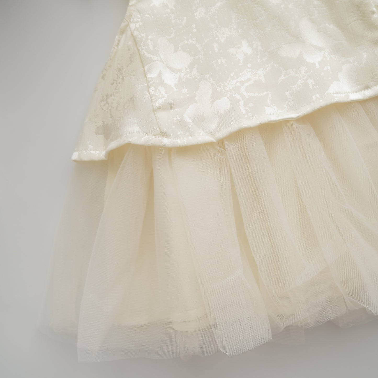 Elegant Plain Mesh Cheongsam