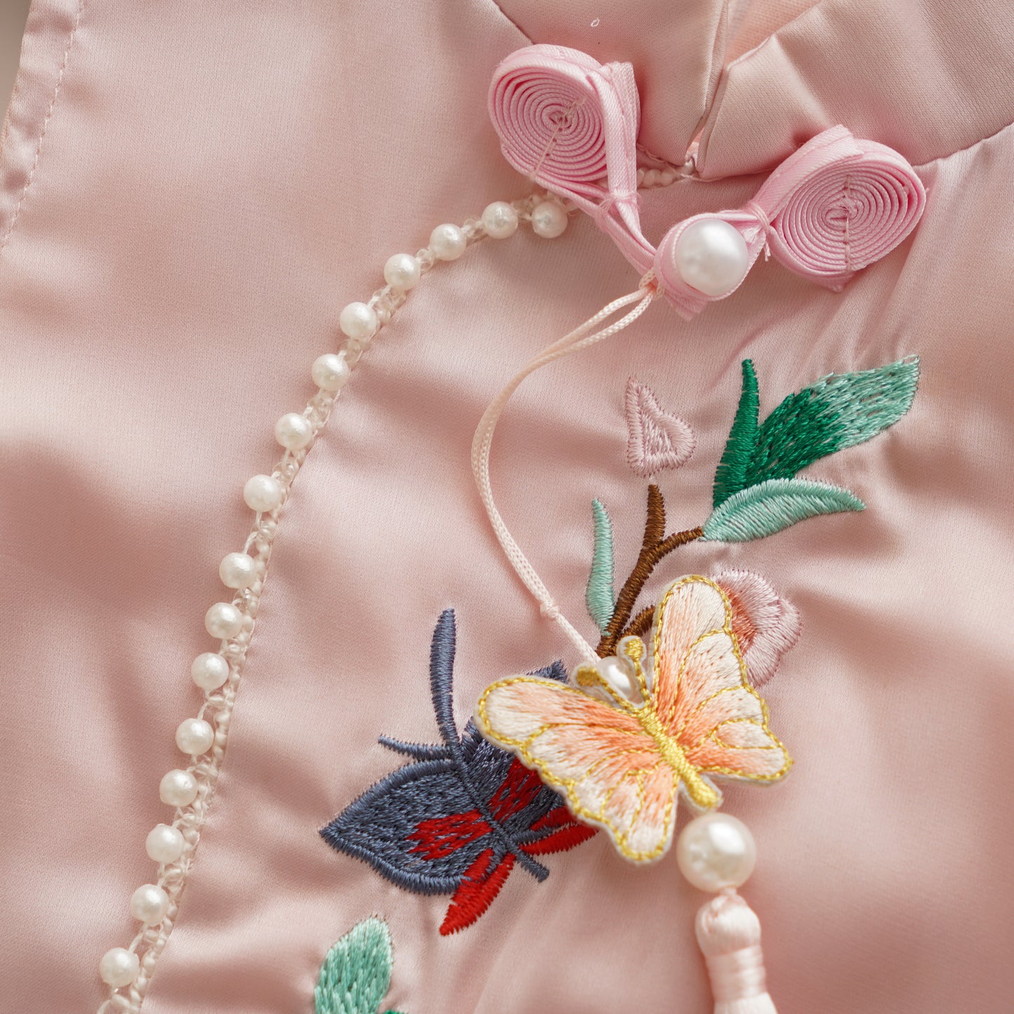 Butterfly Embroidery Cheongsam
