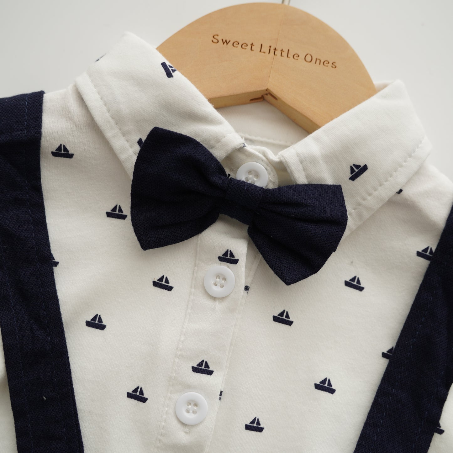 Polo Romper with Sling Set