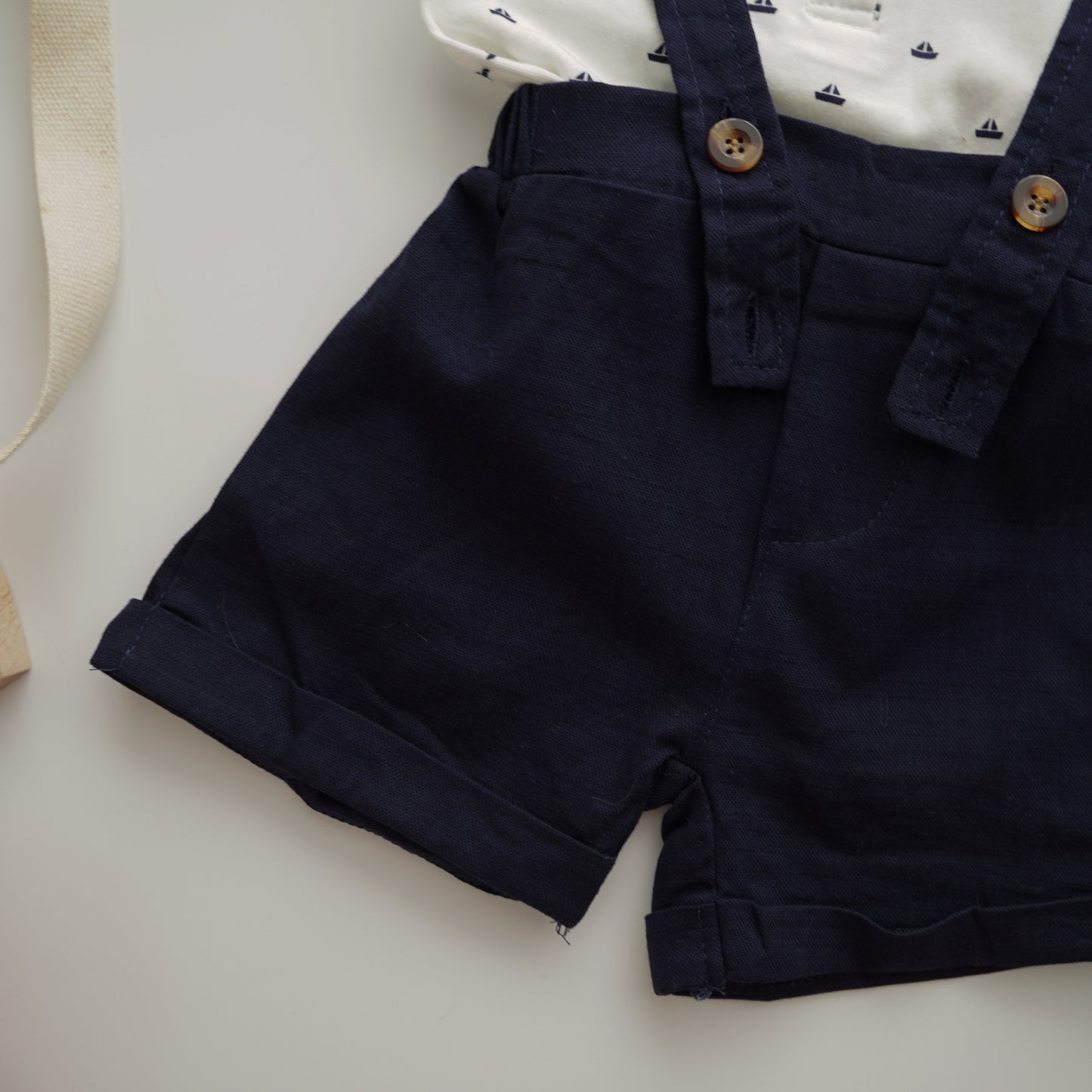 Polo Romper with Sling Set