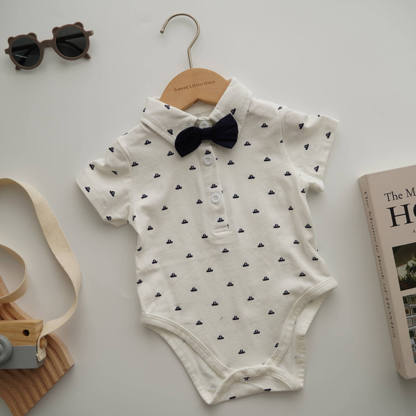 Polo Romper with Sling Set