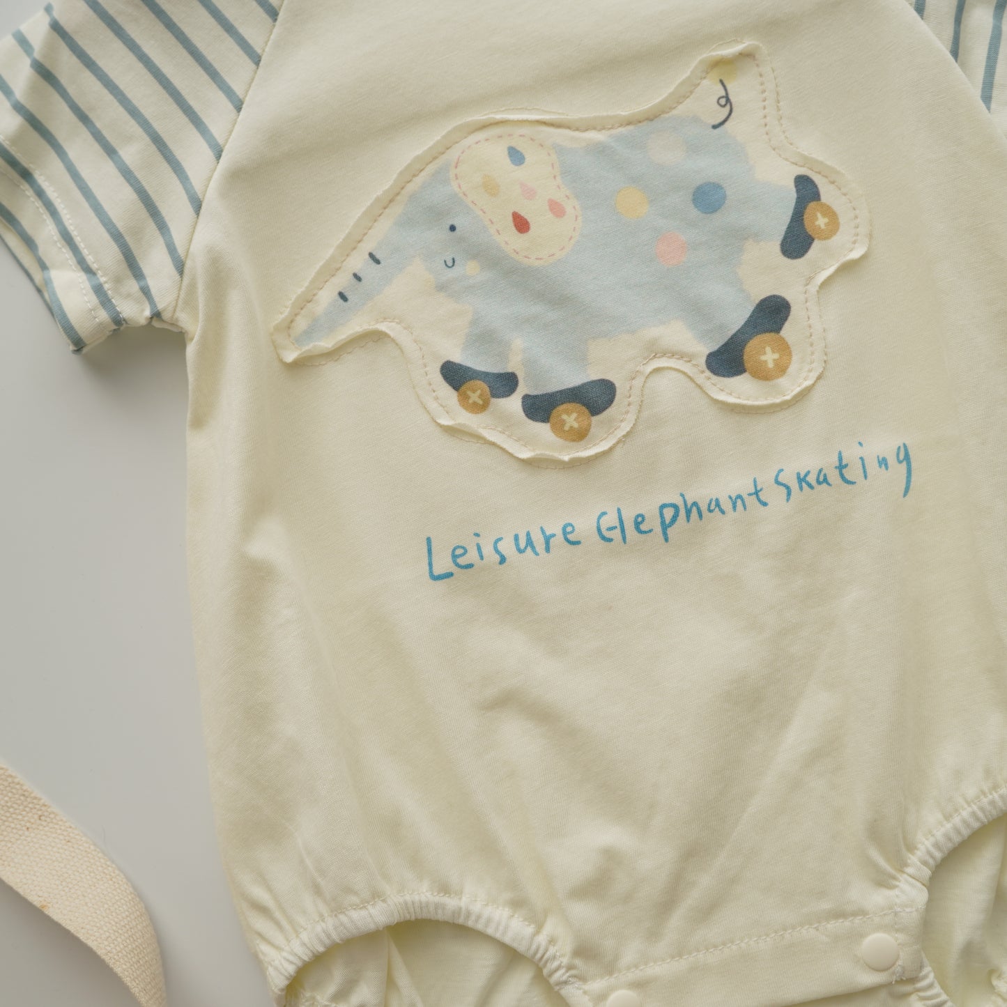 Skating Elephant Casual Romper