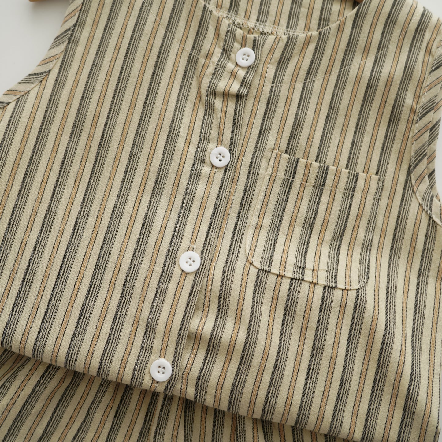 Buttoned Line Two Pieces Set