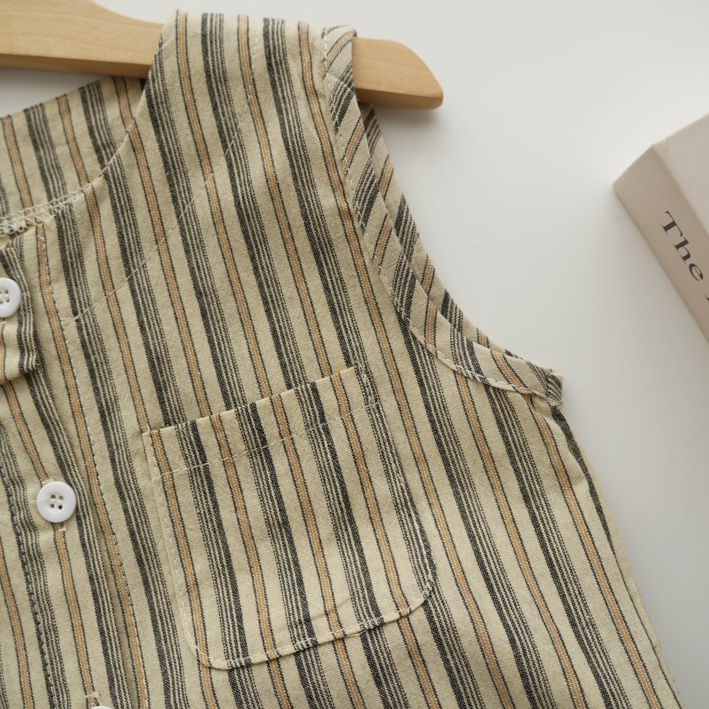 Buttoned Line Two Pieces Set