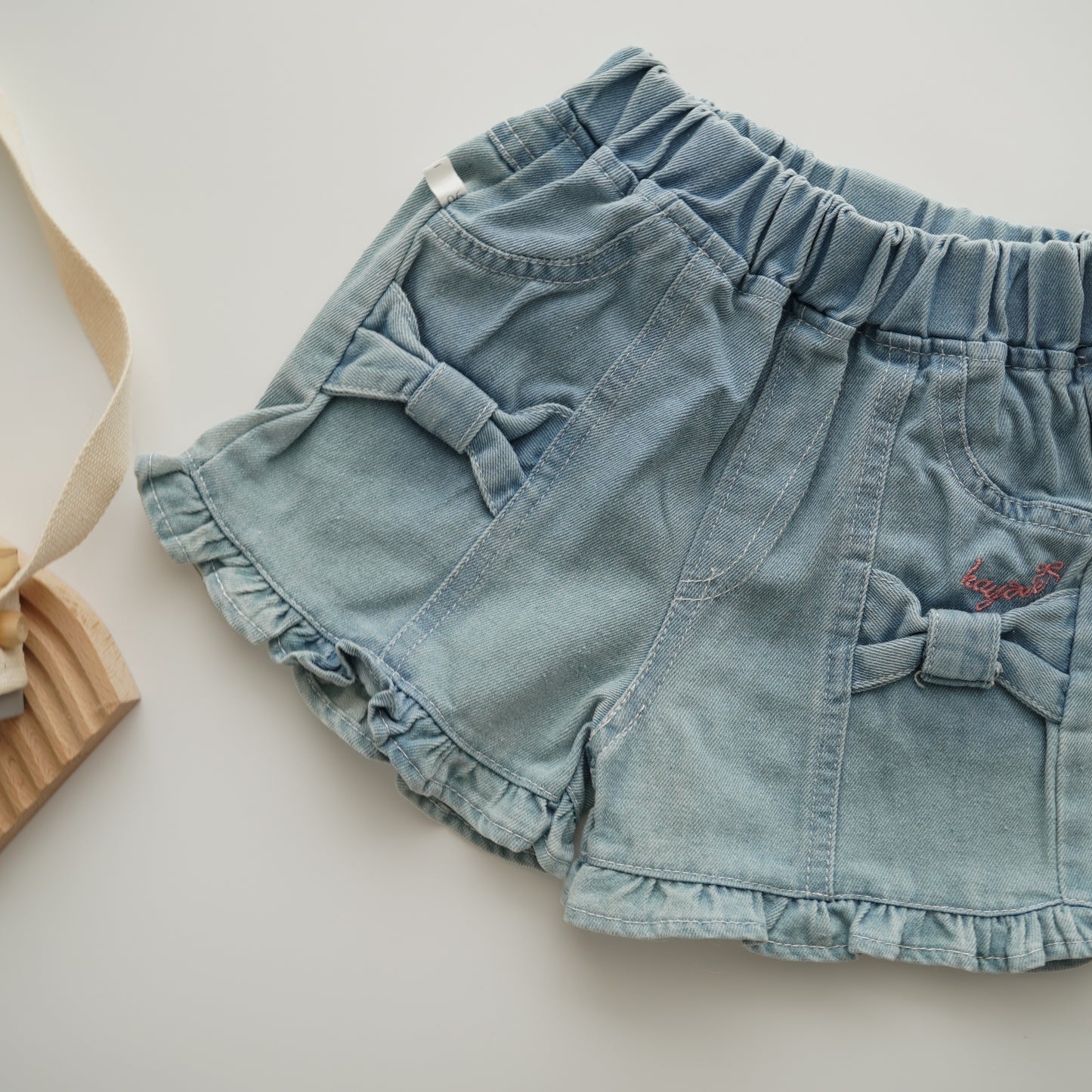 Girl Casual Ribbon Pants