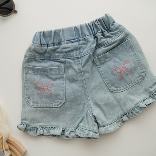 Girl Casual Ribbon Pants