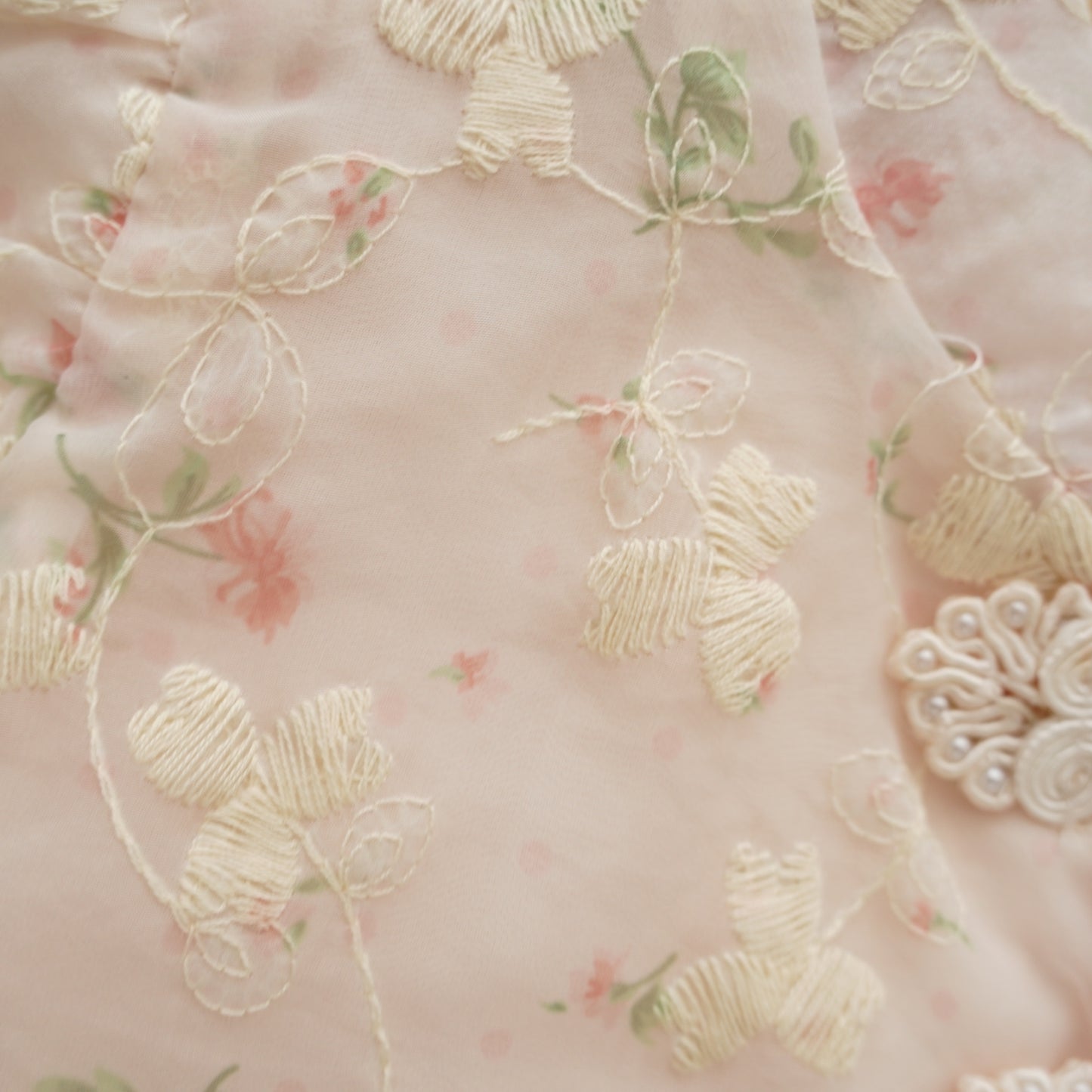 Floral Chinese Style Sister Matching