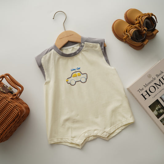 Line Car Details Romper