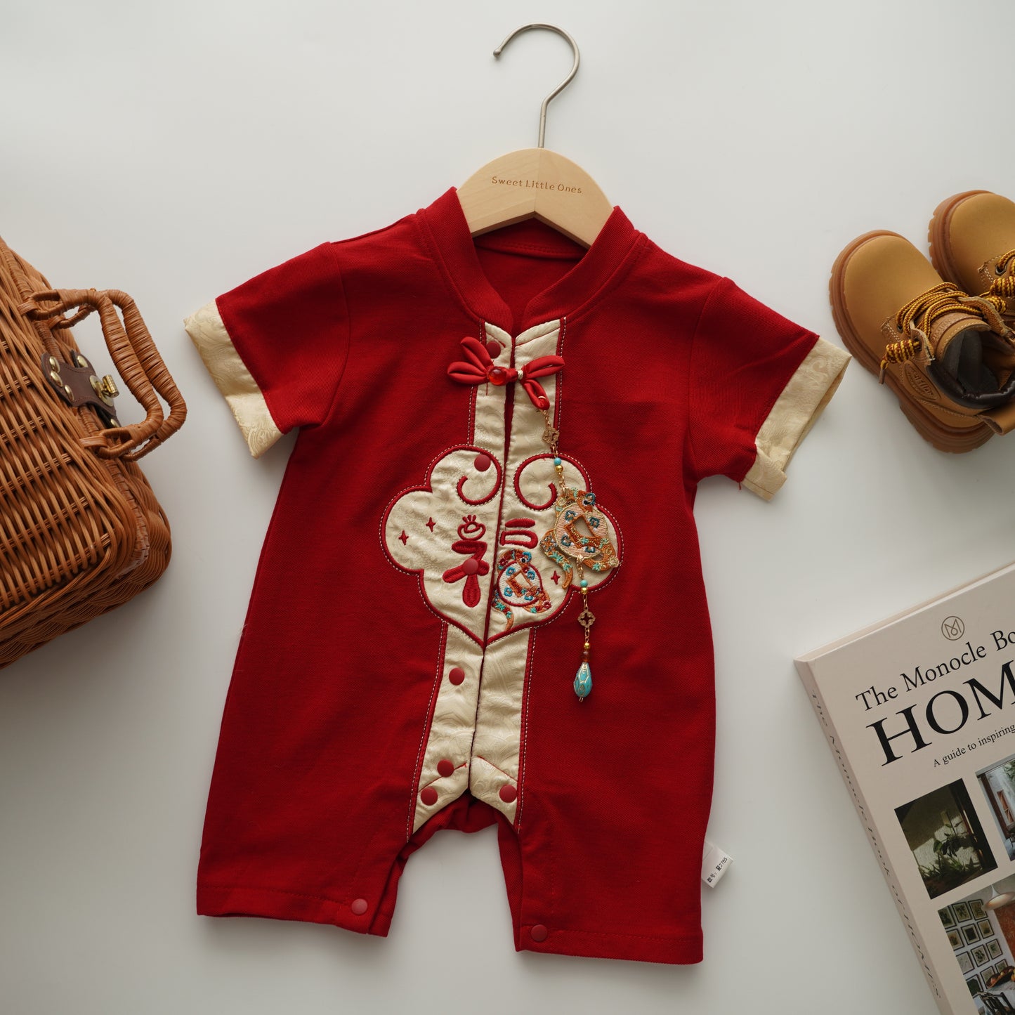 Fu Buttoned Romper